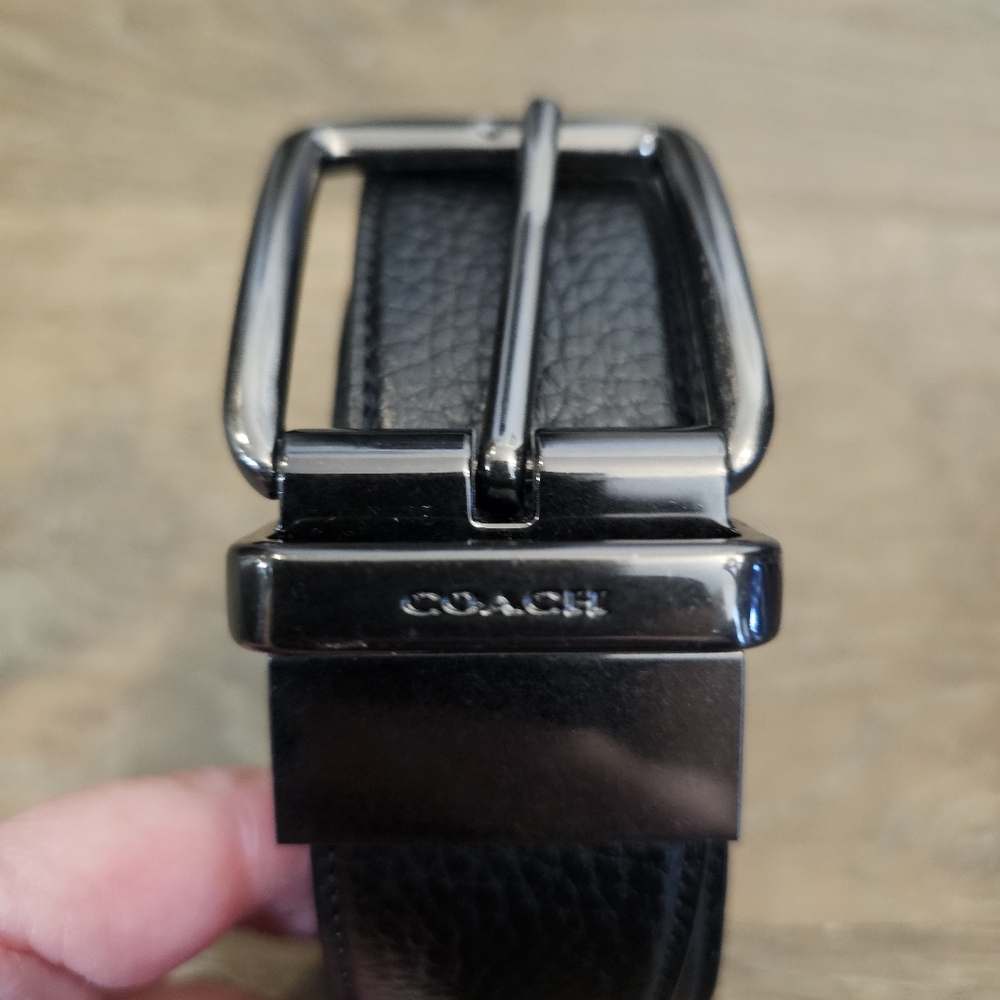 Coach Belt Black Men's Sz 42"